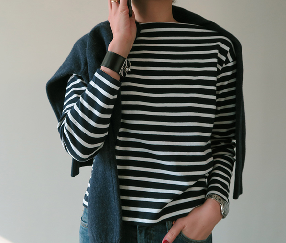 Stripes Knit Shirt02